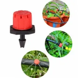 Adjustable Drip Emitters - (Pack of 10) Dripper For Drip Irrigation