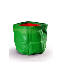 09 x 09 Inch Round HDPE Grow Bag - 220 GSM | Bazodo