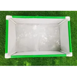 36 x 24 x 12 Inch( 3 x 2 x 1 Ft) - 400 GSM HDPE Rectangular Grow Bag With Supporting PVC Pipes