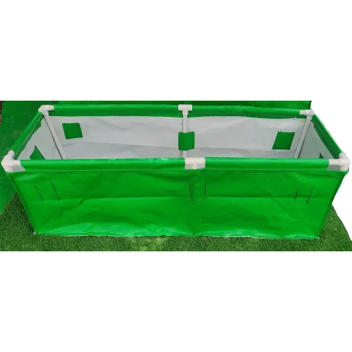 60 x 24 x 18 inch(5 x 2 x 1.5 Ft)-400 GSM HDPE Rectangular Grow Bag With Supporting Pvc Pipes