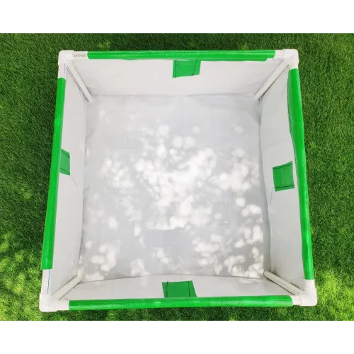 36 x 36 x 12 Inch(3 x 3 x 1 Ft)- 400 GSM HDPE Rectangular Grow Bag With Supporting Pvc Pipes