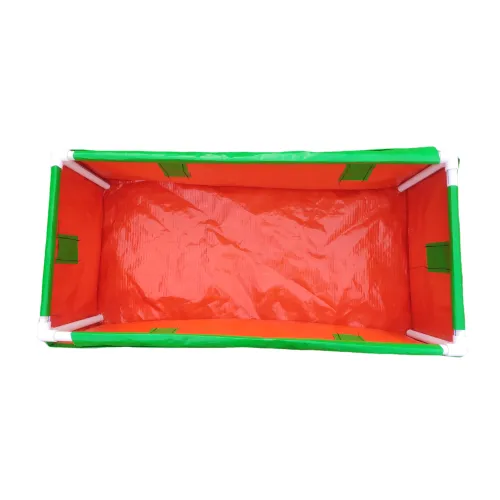 48 x 24 x 12 Inches (4 x 2 x 1 Ft) - 220 GSM HDPE Rectangular Grow Bag With Supporting Pvc Pipes