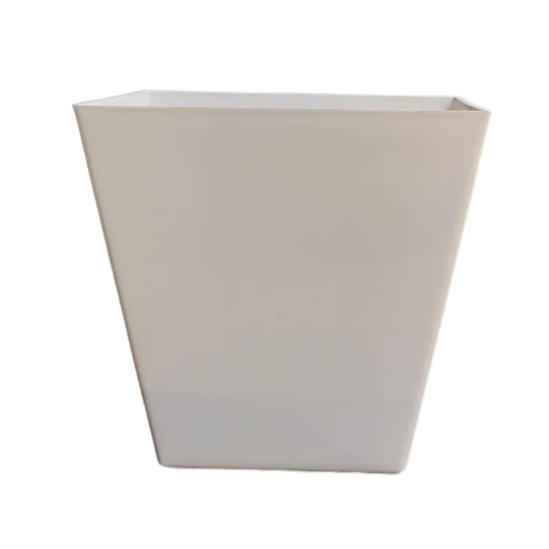 Square Window Flower Pot -White Colour