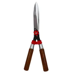 Hedge Shear - 10 Inch Blade - Wooden Handle - Lawn/Grass Cutter