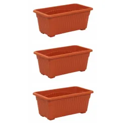 14 Inch Window Planter Rectangular Pot - Terracotta Colour