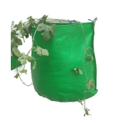 HDPE 220 GSM Vertical Hanging Grow Bag - (12 x 12 x 06 Inches ) - With Nylon 3 MM Rope