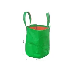 Bazodo HDPE Grow Bag 09 x 09 inch ( 0.75 x 0.75 feet ) - Round