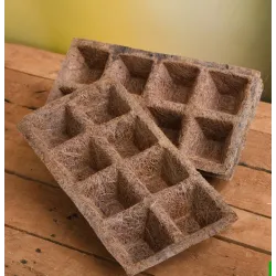 Bazodo Coir Seedling Tray for Seed Germination